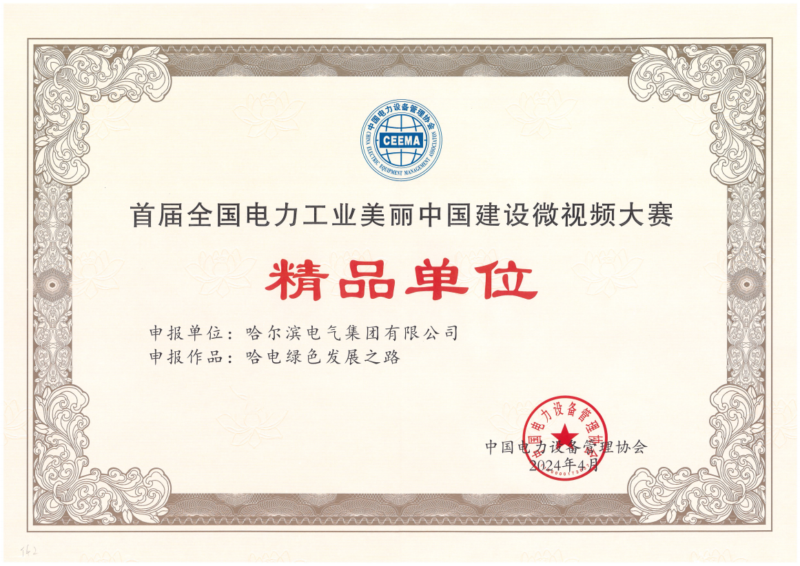哈電國際獲首屆全國電力工業(yè)美麗中國建設(shè)微視頻大賽精品單位獎.png